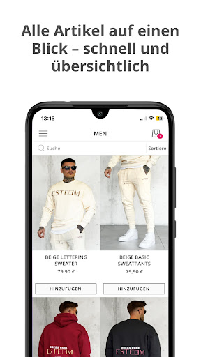 ESTEEM Clothing Screen 2