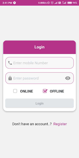 Android application eHealth Appointment screenshort