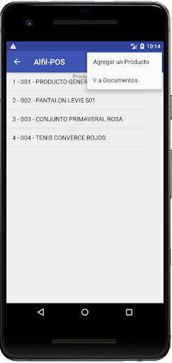 alfilPosERP Screen 3