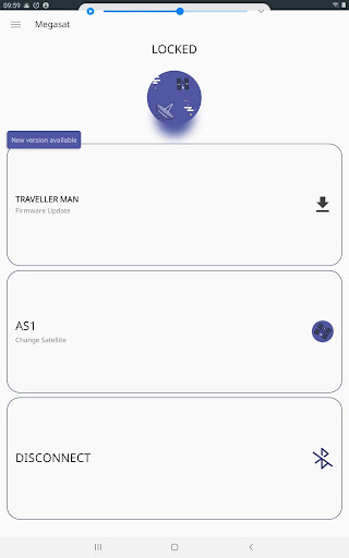 Android application Megasat screenshort