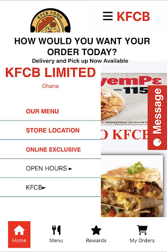 KFCB FOOD Screenshot 1 - AppWisp.com