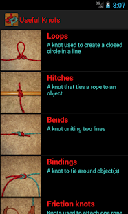Useful Knots - Tying Guide Screenshot