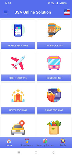 Android application All in one USA Online Hub screenshort