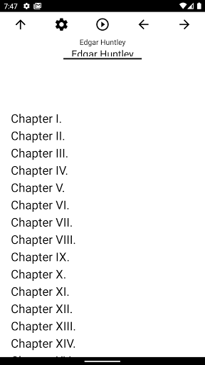 Android application Book, Edgar Huntley screenshort