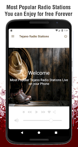 Android application Tejano Radio Stations screenshort