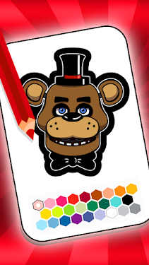 #4. Five coloring nightmare game (Android) By: 2GX