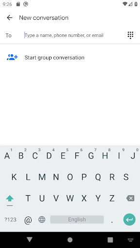 Alphabetical Keyboard Screen 2
