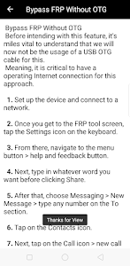 FRP Bypass Guide For Android Unknown