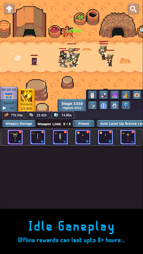 Android application Idle Weapon Fantasy screenshort