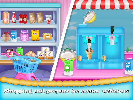 Android application Ice cream cake maker screenshort