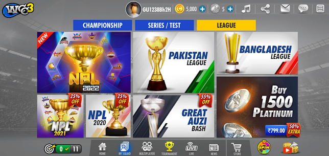 World Cricket Championship 3 Mod Apk (MOD, Unlimited Money) 3