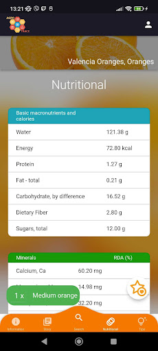 Android application Agro Trace Consumer screenshort