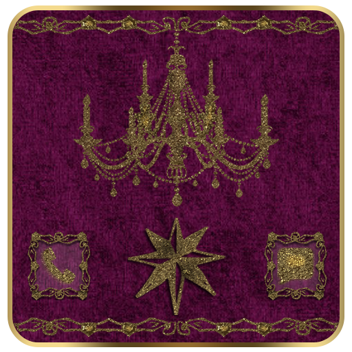Pink Gold Chandelier Go Locker logo