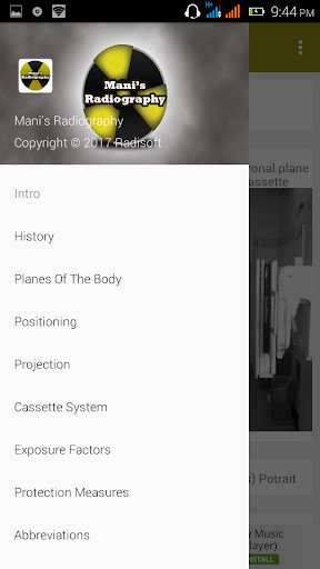 Android application Mani Radiography screenshort