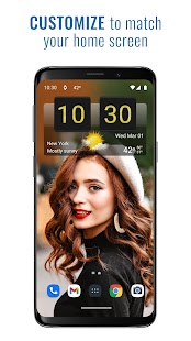 Sense flip clock & weather Pro Screenshot