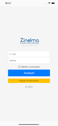 Android application Zinelma Contabilidade screenshort