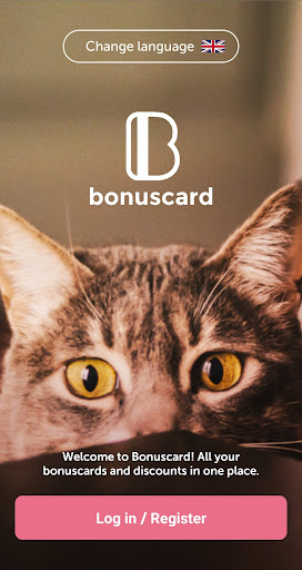 Android application Bonuscard screenshort