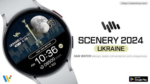 Android application SamWatch Scenery 2024 Ukraine screenshort