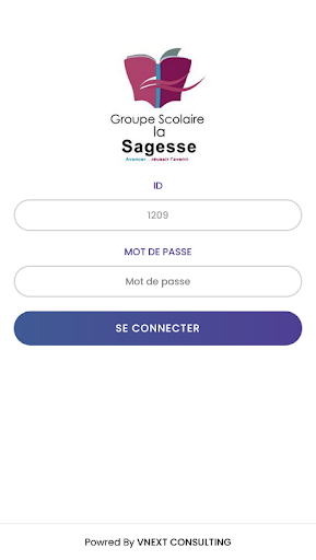 Android application Sagesse School screenshort