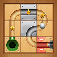 Slide the Ball - Unroll the Ball Puzzle