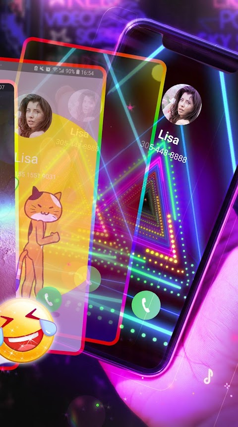 Neon Messenger for SMS - Emojiのおすすめ画像4