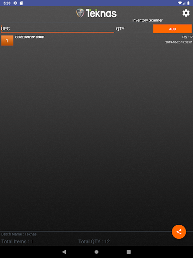 Teknas Inventory Scanner