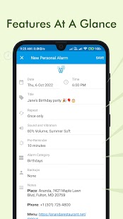 Galarm - Alarms and Reminders Screenshot