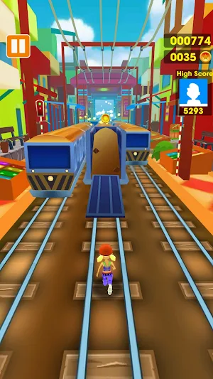 Subway Bus Train Endless Surf Run Fun screenshot 1