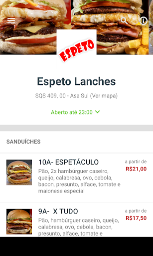 Espeto Lanches Screen 2