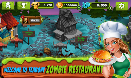 Restaurant Mania : Zombie Kitchen Screenshot