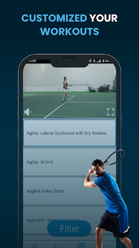 Screenshot of Tennis Training