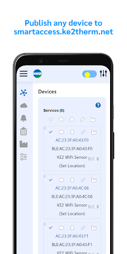 KE2 Service Tool Screen 2