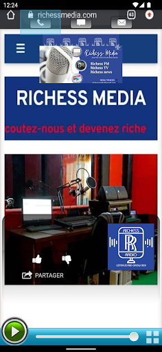 Android application Richess Radio screenshort