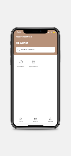 Android application Face Perfect Clinic screenshort