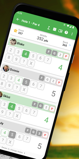 Kodiak Golf | Scorecard + GPS Screen 2