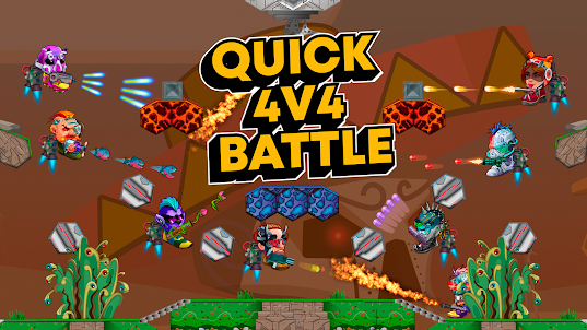 Head Battle - Battle Royale 2D