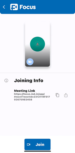 Focus Meet Screen 3