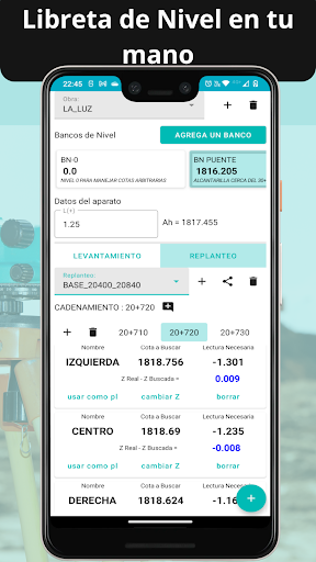 Vista previa de la aplicación