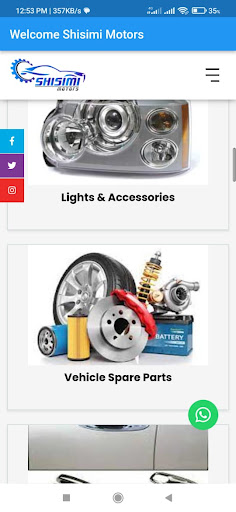 Shisimi Motors Screen 3