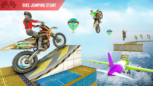 Tricky Bike Stunt Racing Games - New Bike Games 3D