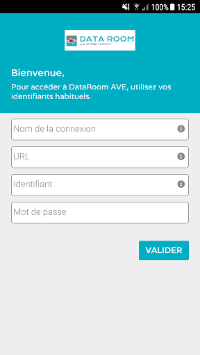 Android application DataRoom AVE screenshort