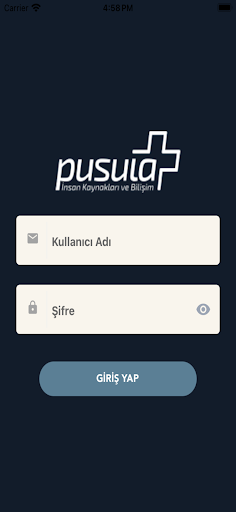 Android application Pusula Otopark screenshort