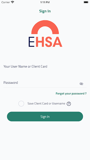Android application EHSA screenshort