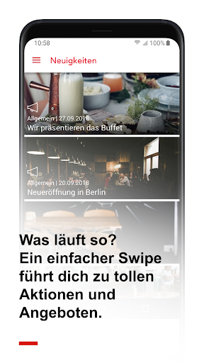 Mein Aramark Restaurant Screen 3