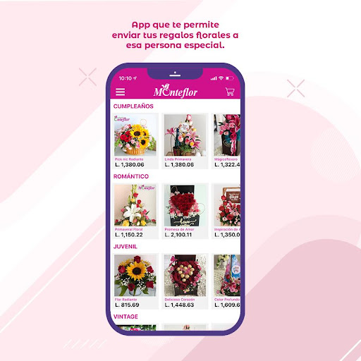 Android application Monteflor App screenshort