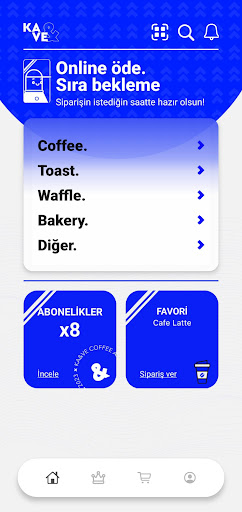 Kave Coffee App Screen 2
