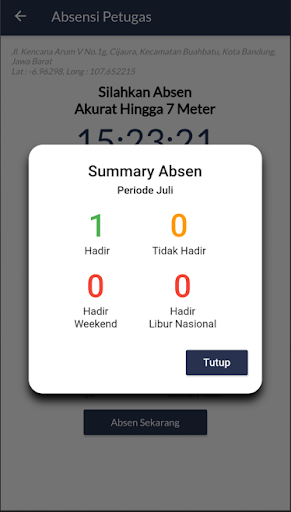Android application K-GIS BPJT screenshort