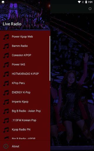 The K-Pop Channel - Live Radio Screen 2