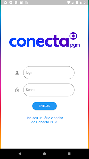 Android application Conecta PGM screenshort