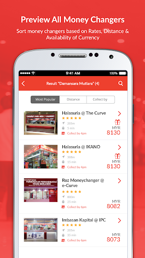 CurrenSeek - Money Changer App Screenshot 3 - AppWisp.com
